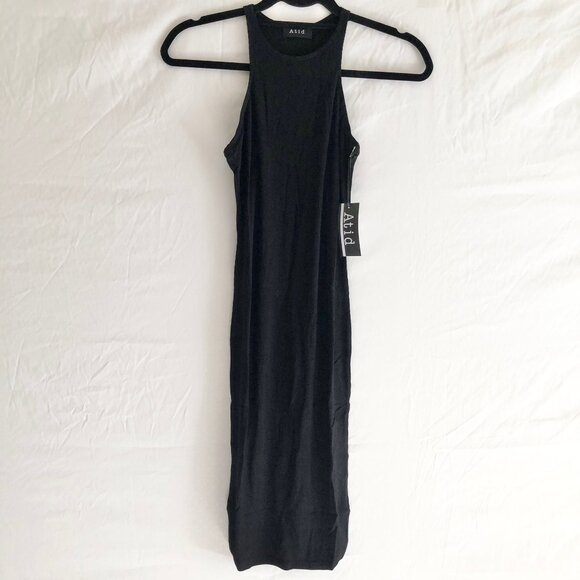 Black Bodycon Tank Dress - Picture 3 of 8